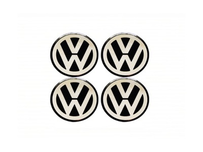 Наклейка на колпак VW к-т 4 шт  d 50
