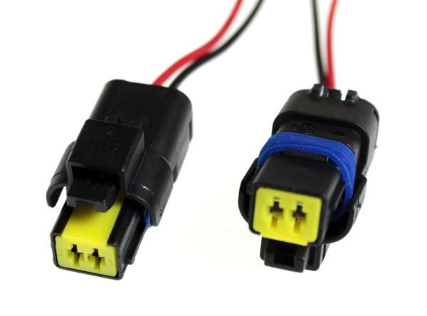 Разъём гнездовой 2-х конт. электрический  герметичный (аналог FCI 211PC022S0049)