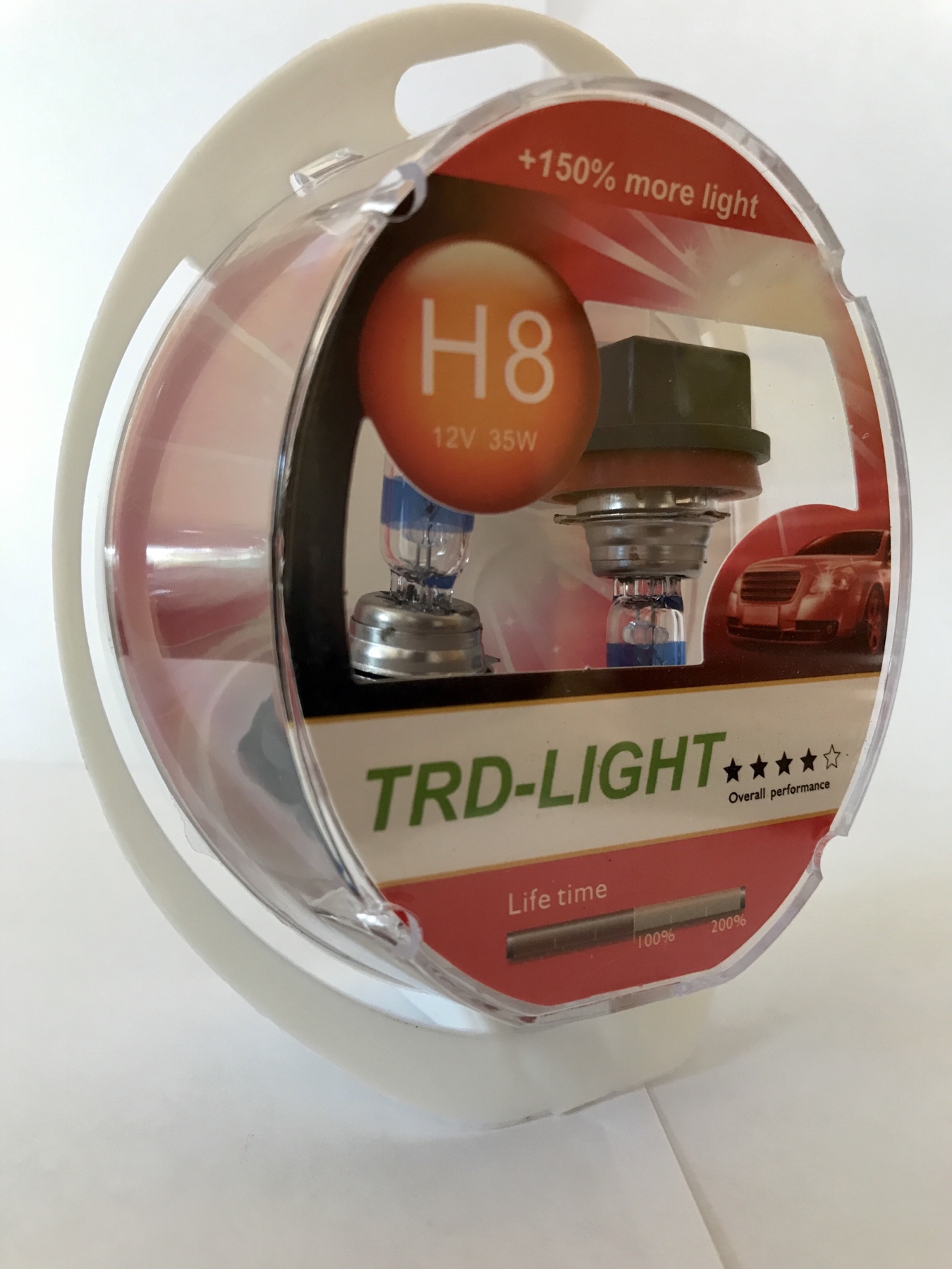 Галогенная лампочка TRD H8 12V 35W (+150%) (2 шт.)