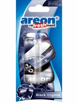 Ароматизатор гель AREON AUTO черный (Black Crystal)