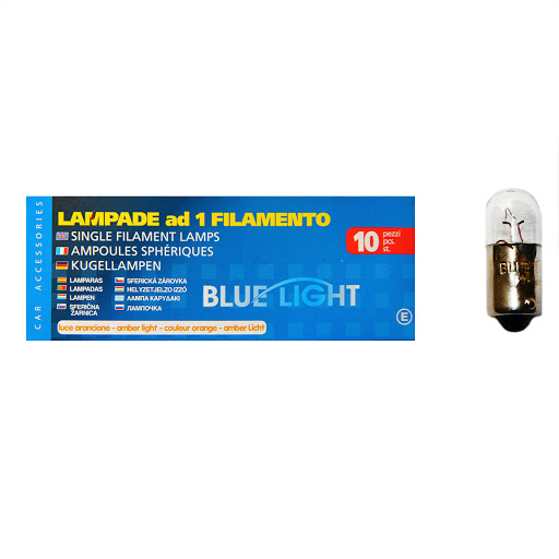 Автолампа "BLUE LIGHT" T9 12V 4W CLEAR