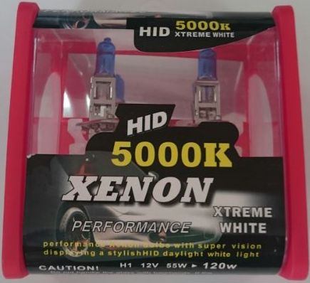 Галогенная лампочка XENON H1 12V 55W S/W (2 pieces set)