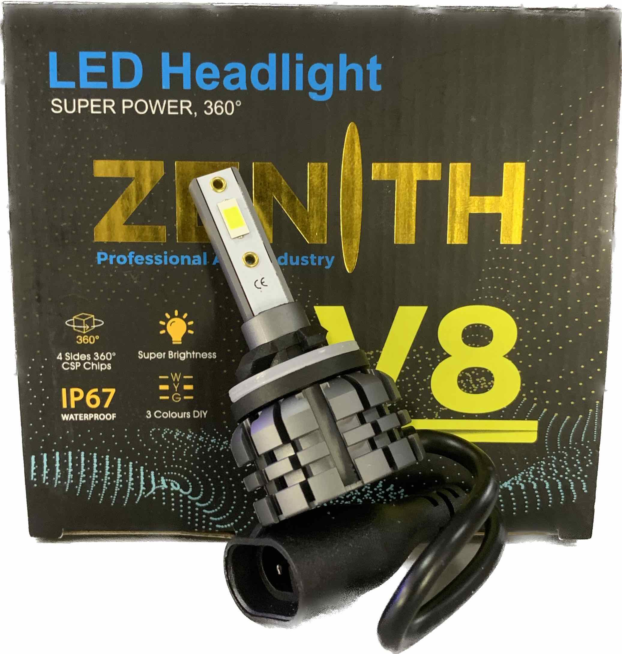 Лампа светодиодная V8-H27 (880) 40W (комп - 2шт) без вентилятора