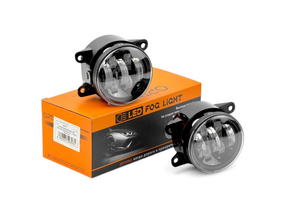 Фонарь светодиодный  Vesta 4" (к-т 2 шт.) в противотуманки (50W)