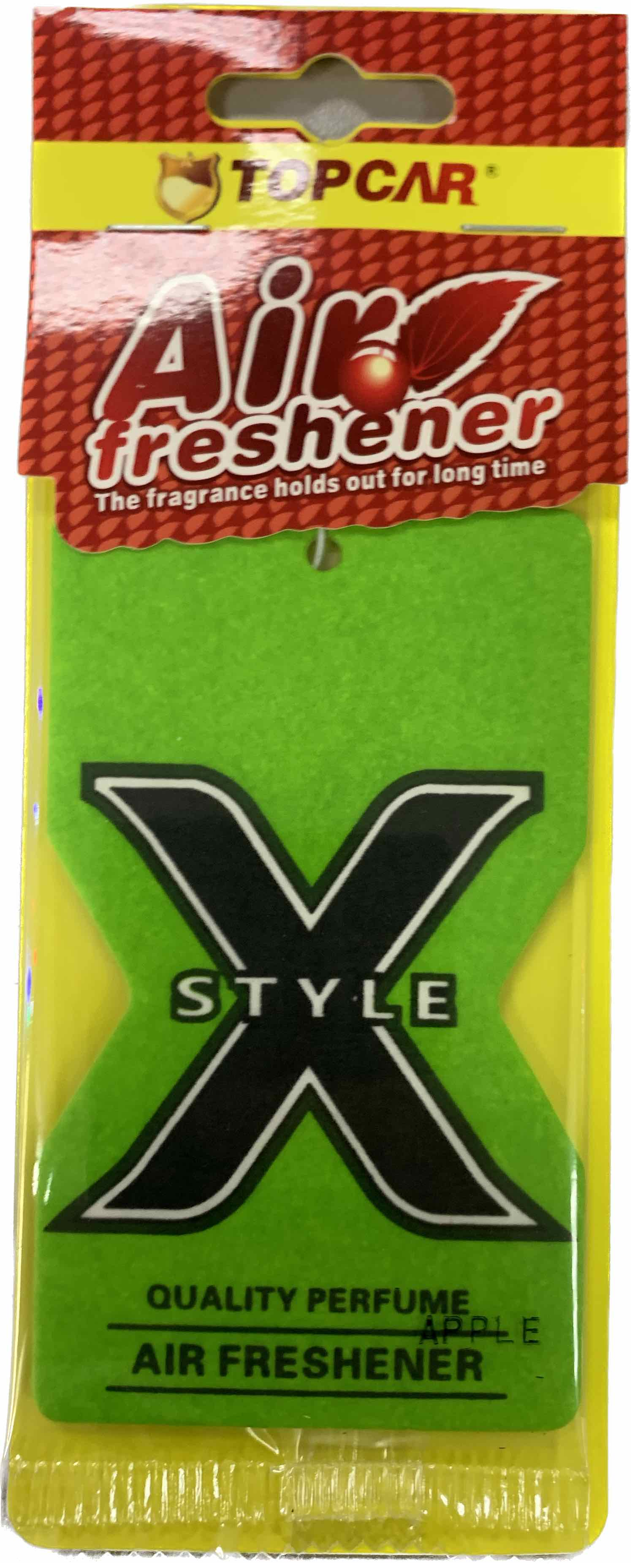 Ароматизатор подвесной "X" с ароматом Яблоко