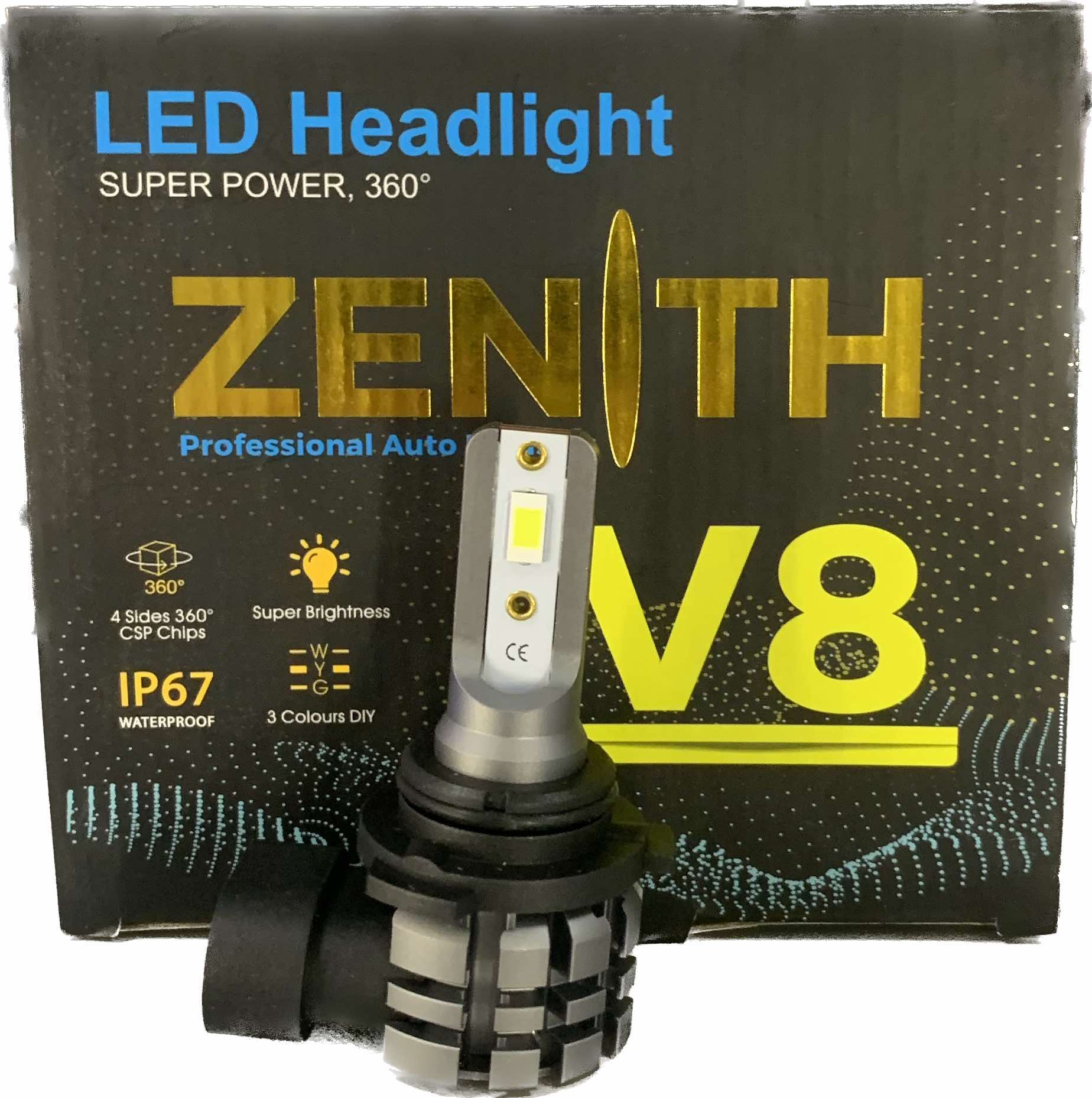 Лампа светодиодная V8-H11 40W (комп - 2шт) без вентилятора