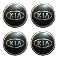 Наклейка на колпак Kia к-т 4 шт d 50