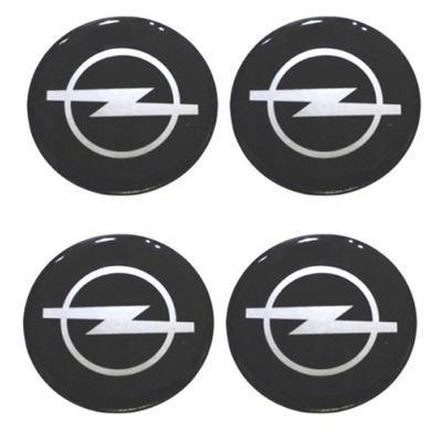 Наклейка на колпак Opel к-т 4 шт d 50