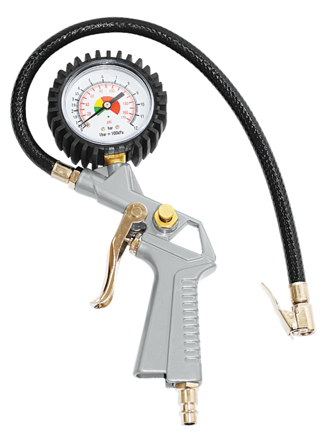 Пистолет для подкачки шин с манометром