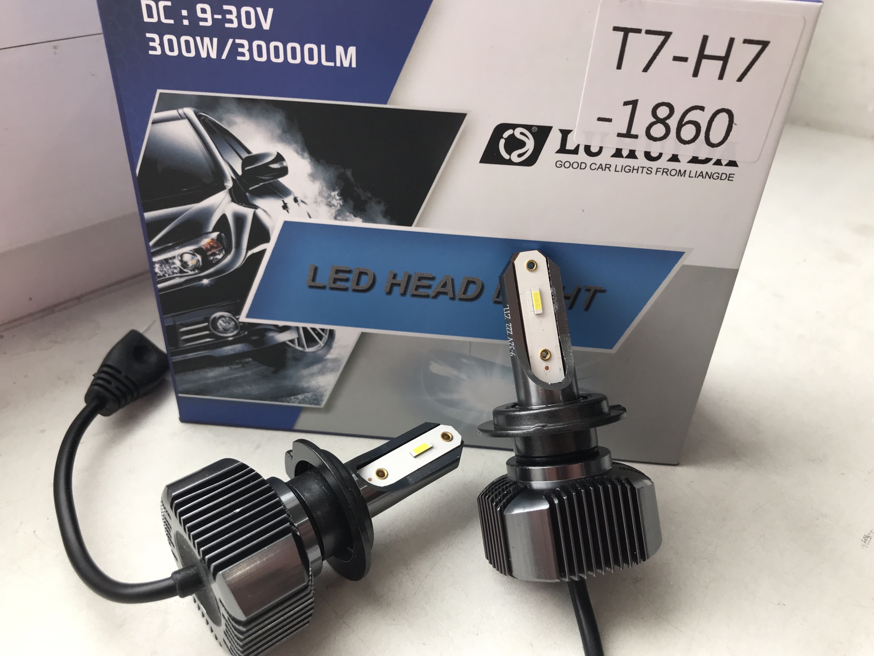 Лампа светодиодная T7-H11 без вентилятора 30000LM 6500K 36W