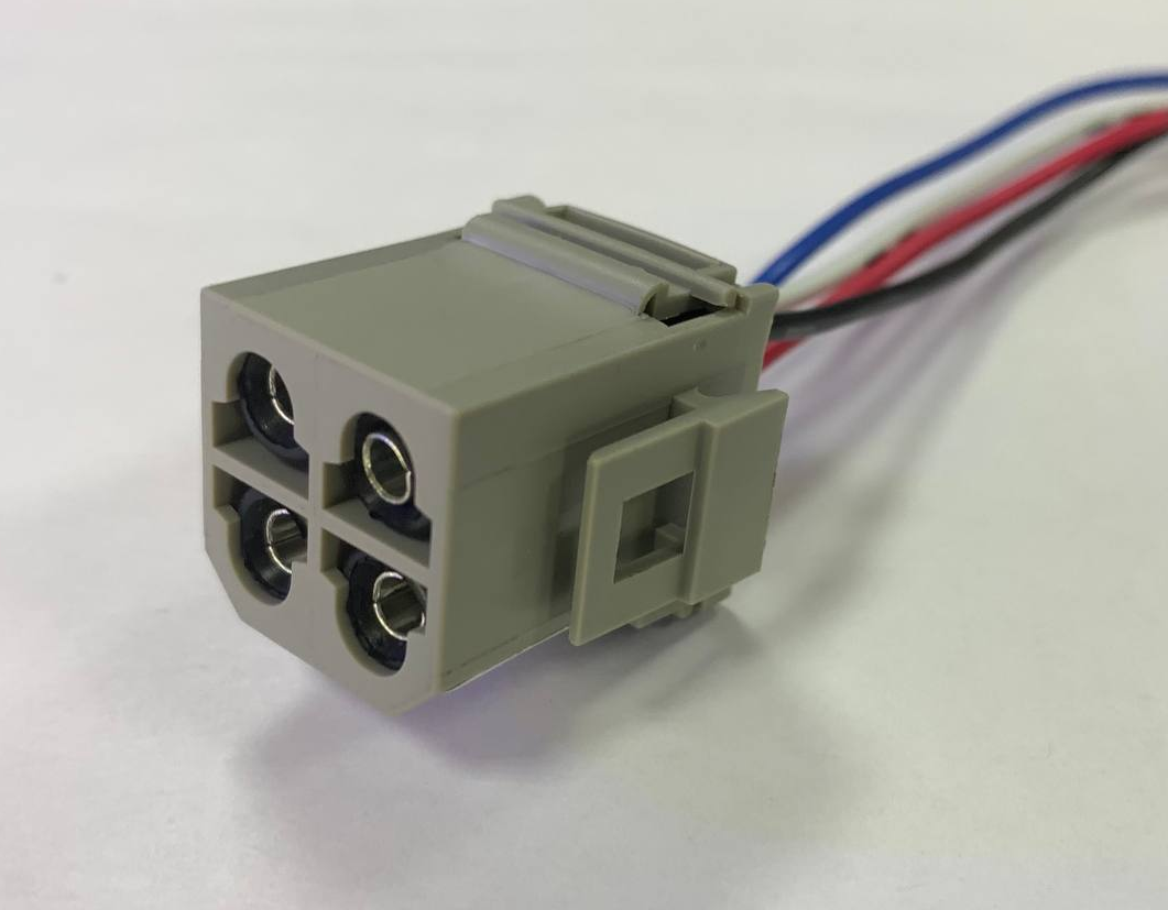 Разъем герметичный гнездовой 4 контактный датчика одометра