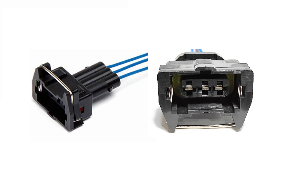 Разъем герметичный гнездовой 3 контактный  ВАЗ,ГАЗ,УАЗ,BMW,SAAB