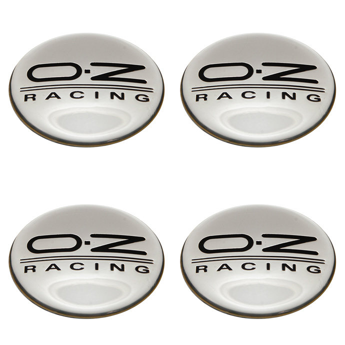 Наклейка на колпак OZ к-т 4 шт d55 Серый (Пластик)