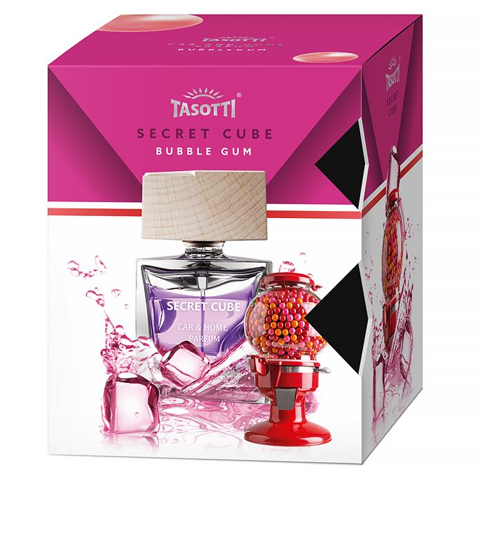 Освежитель воздуха "TASOTTI"  SECRET CUBE buble gum