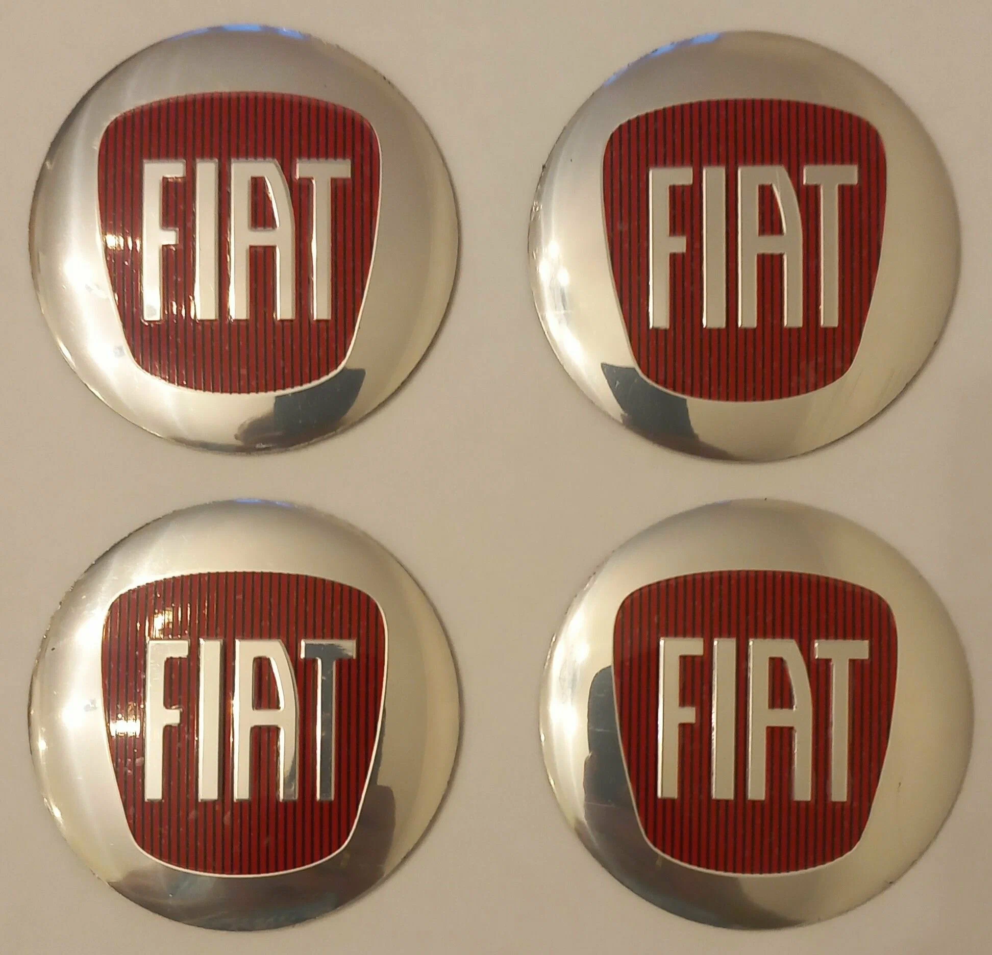 Наклейка на колпак FIAT к-т 4 шт d56 (Пластик)