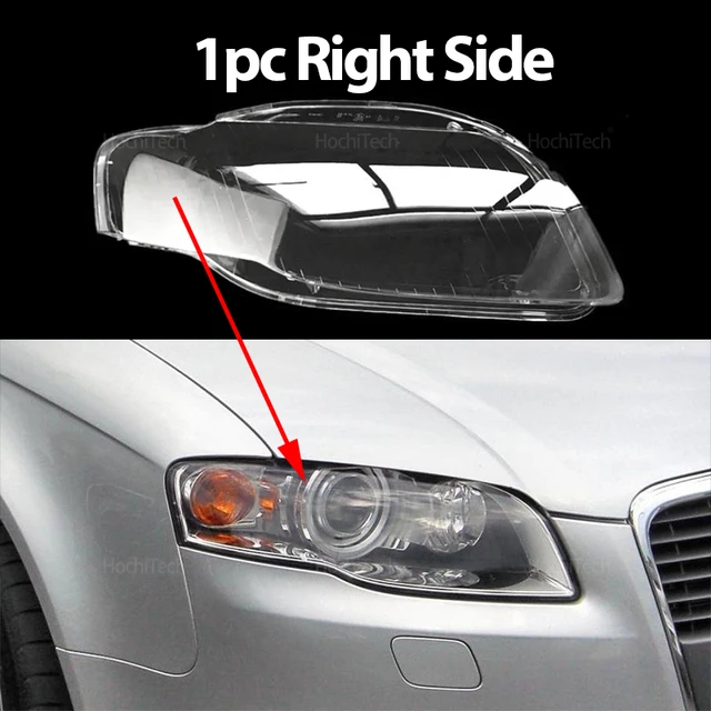 Стекла фар AUDI A4 B7 (2004-2007) правое