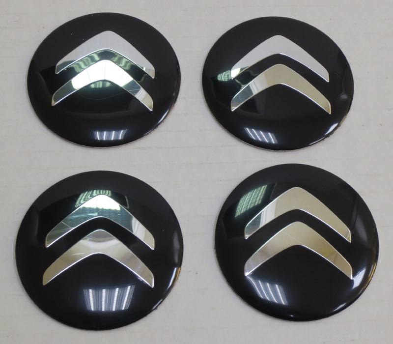 Наклейка на колпак Citroen к-т 4 шт d59