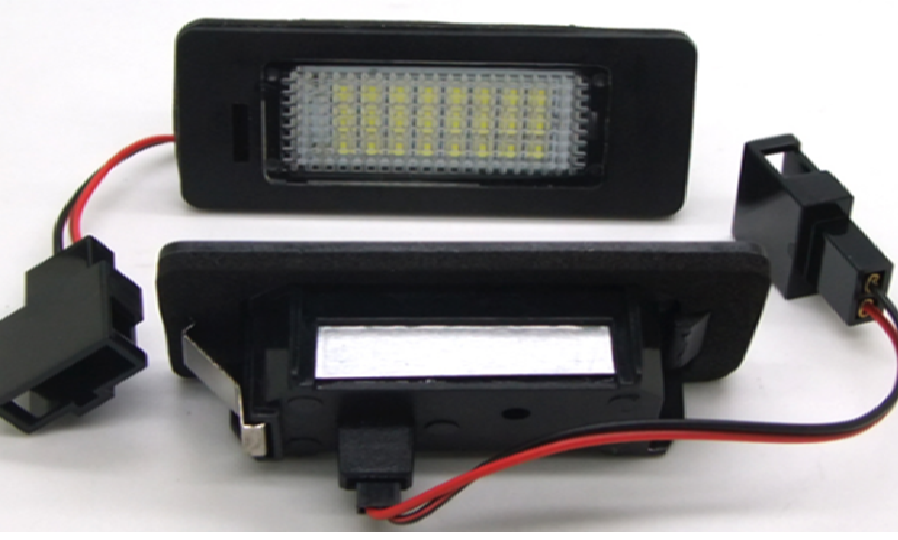 Светодиодные фонари подсветки номерного знака для AUDI 3W 12V (компл - 2 шт)