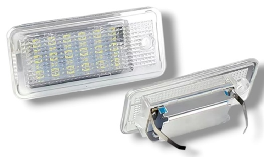 Светодиодные фонари подсветки номерного знака для AUDI 3W 12V (компл - 2 шт)