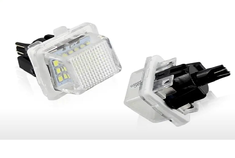 Светодиодные фонари подсветки номерного знака для MERCEDES-BENZ 3W 12V (компл - 2 шт)