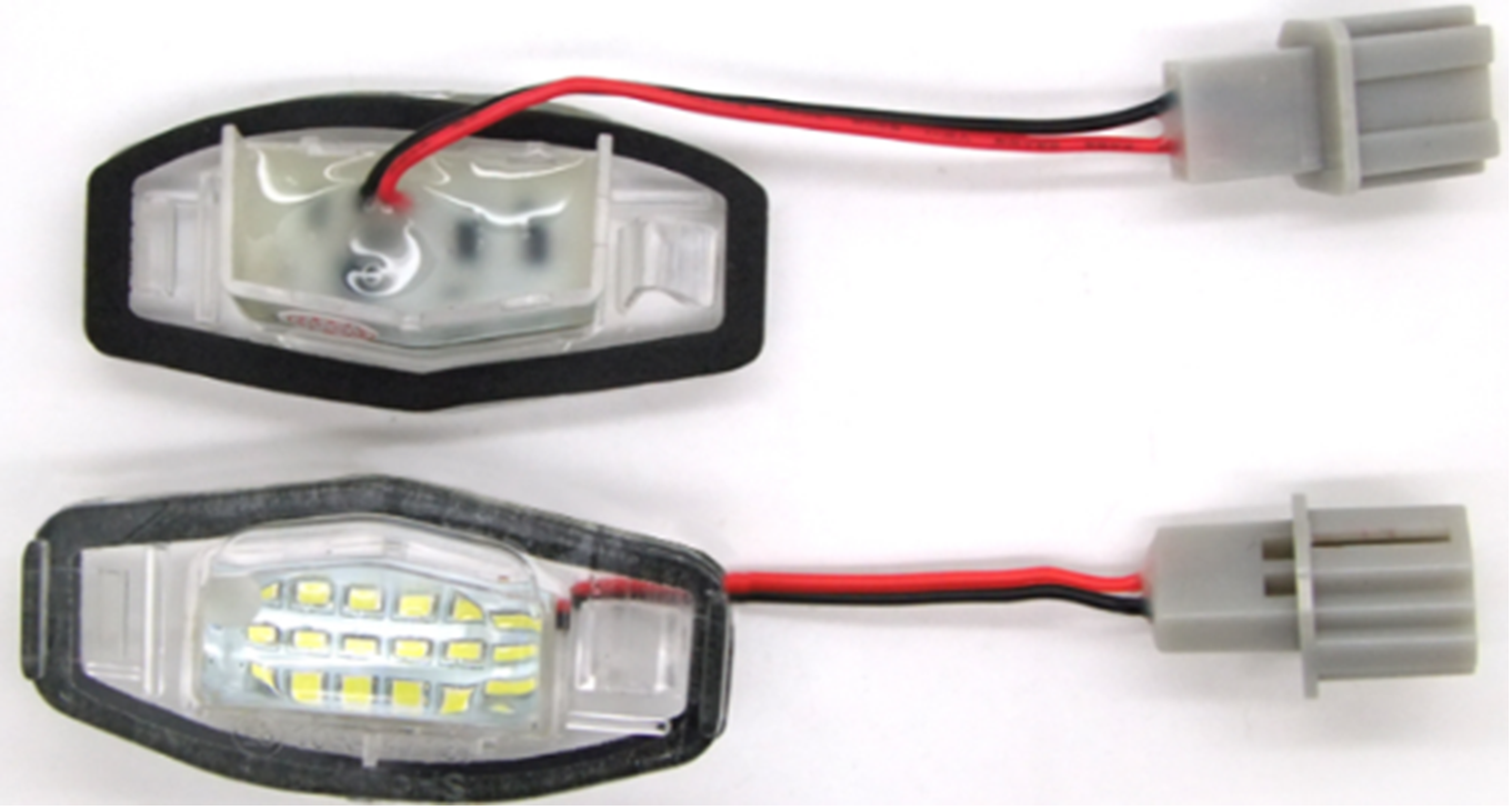Светодиодные фонари подсветки номерного знака для HONDA, ACURA 3W 12V(комп-2 шт)