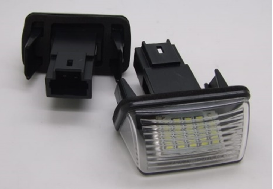 Светодиодные фонари подсветки номерного знака для PEUGEOT, CITROEN 3W 12V (компл - 2 шт