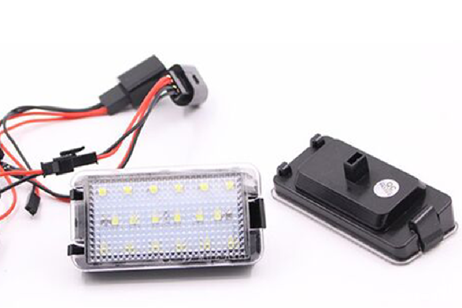 Светодиодные фонари подсветки номерного знака для SEAT 3W 12V (компл - 2 шт)