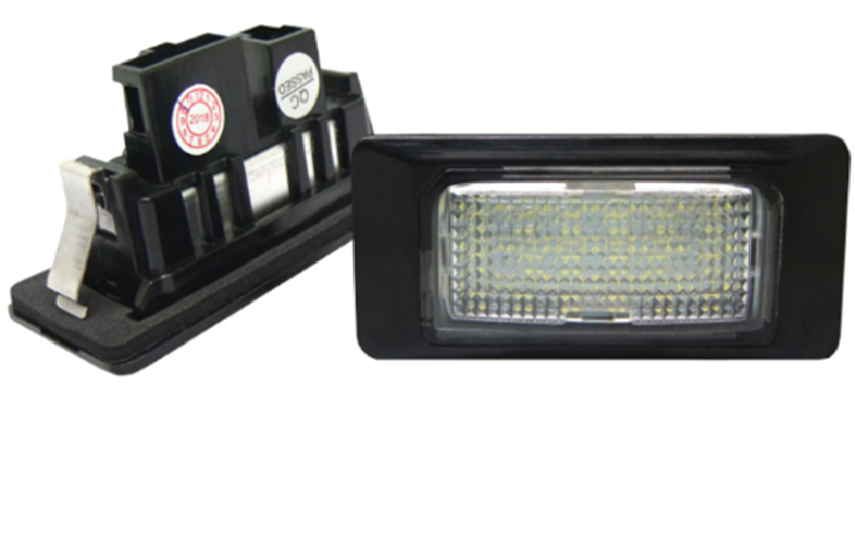 Светодиодные фонари подсветки номерного знака для AUDI, VOLKSWAGEN, SEAT 4,8W 12V (компл - 2 шт)