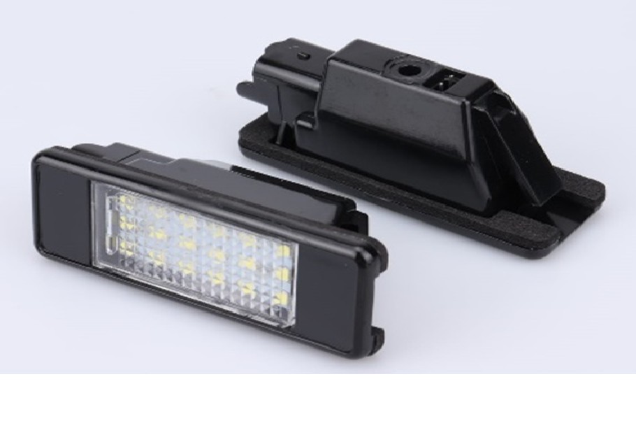 Светодиодные фонари подсветки номерного знака для PEUGEOT, CITROEN, MERCEDES-BENZ 3W 12V (компл - 2 шт)