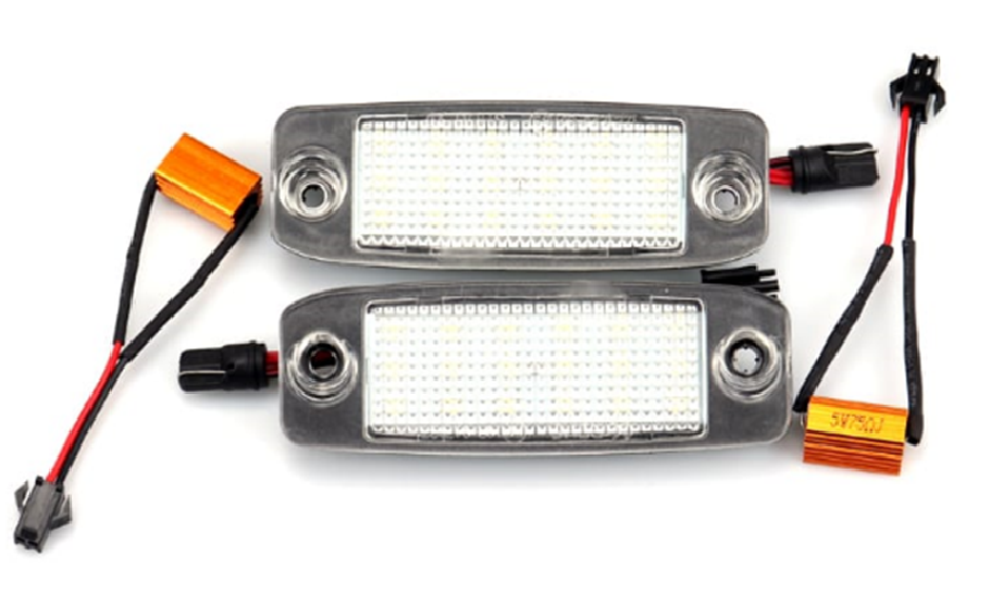 Светодиодные фонари подсветки номерного знака для HYUNDAI 3W 12V с обманками (компл - 2 шт)