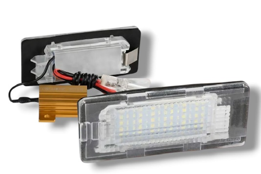 Светодиодные фонари подсветки номерного знака для VOLKSWAGEN, SKODA 3W 12V (компл - 2 шт)