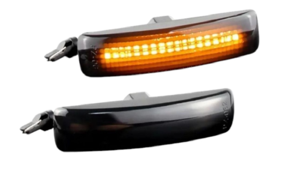 Фонари светодиодные повторителя поворотников для LAND ROVER динамический свет YELLOW  (компл - 2 шт)