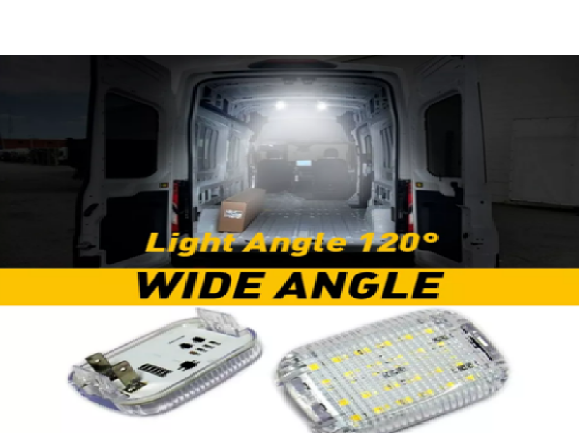 Светодиодные фонари подсветки салона кабины, кузова для FORD Transit 3W 12V (компл - 2 шт