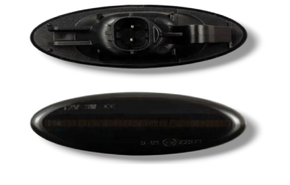 Фонари светодиодные повторителя поворотников для MAZDA 12V  динамический свет YELLOW (компл - 2 шт)