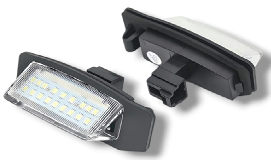 Светодиодные фонари подсветки номерного знака для Mitsubishi, Peugeot, Citroen  3W 12V (компл - 2 шт)