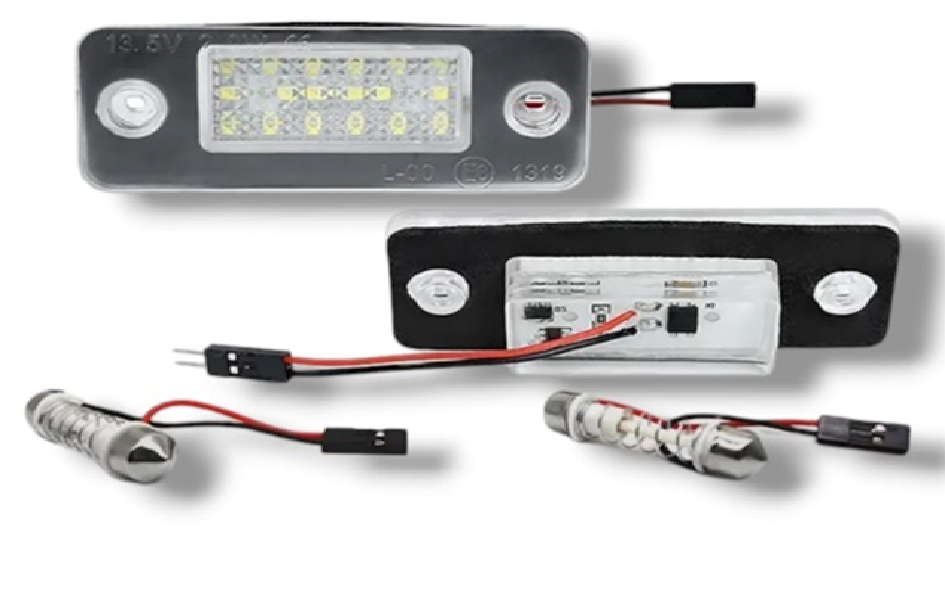 Светодиодные фонари подсветки номерного знака для AUDI A8 S8  3W 12V (компл - 2 шт)