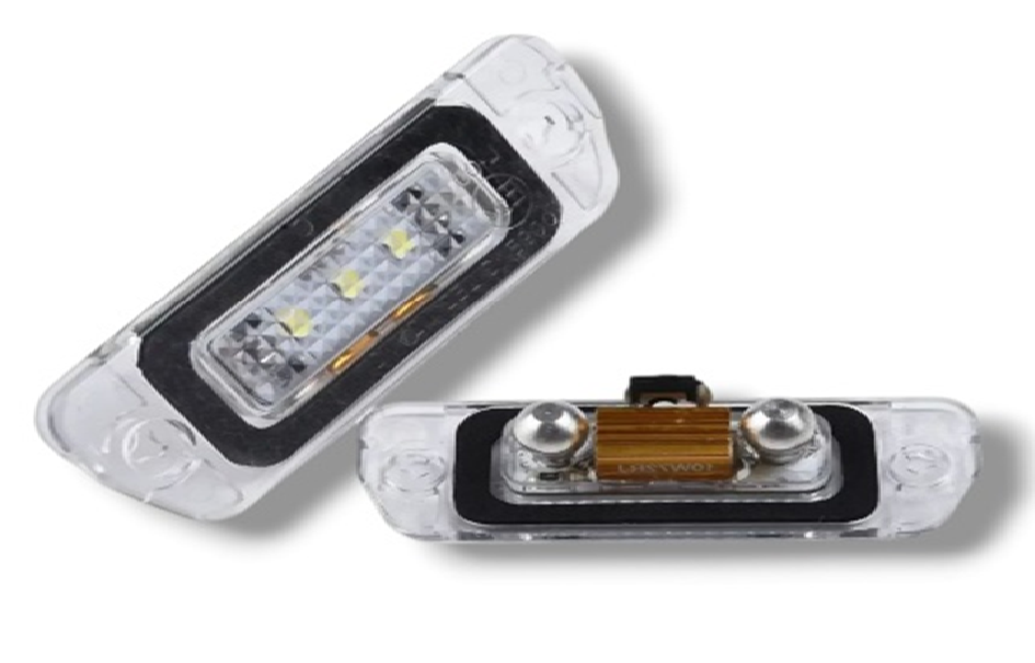 Светодиодные фонари подсветки номерного знака для Mercedes-Benz  2W 12V (компл - 2 шт)