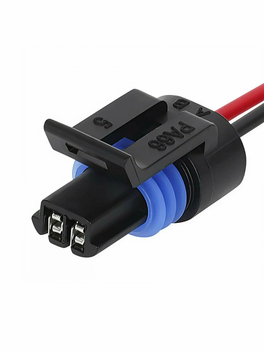 Разъем герметичный 2 контактный датчика охлаждающей жидкости, к генератору, Lada, Peugeot