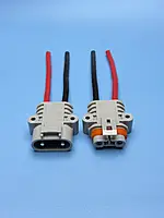 Разъем герметичный 2 контактный силовой (папа+мама) Anderson 600V 100A для кондиционеров