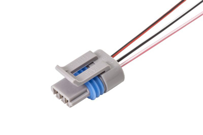 Разъем герметичный 2 контактный для катушки зажигания, датчика распредвала Газ, Geely, Great Wall