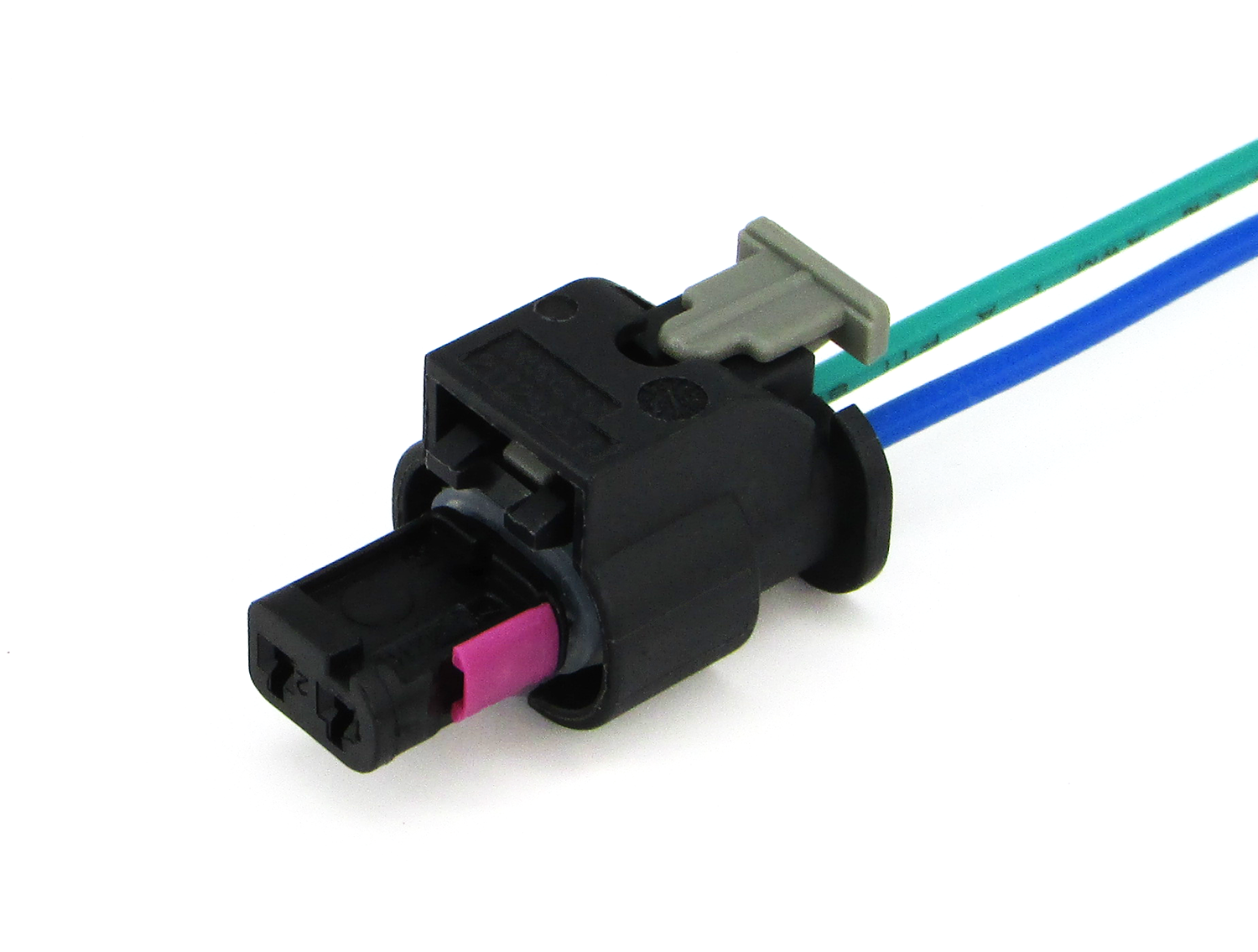 Разъем герметичный 2 контактный к топливной форсунке для а/м Audi, Skoda, BMW, Citroen