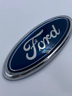 Эмблема на капот Ford 46*115 на скотче Синий