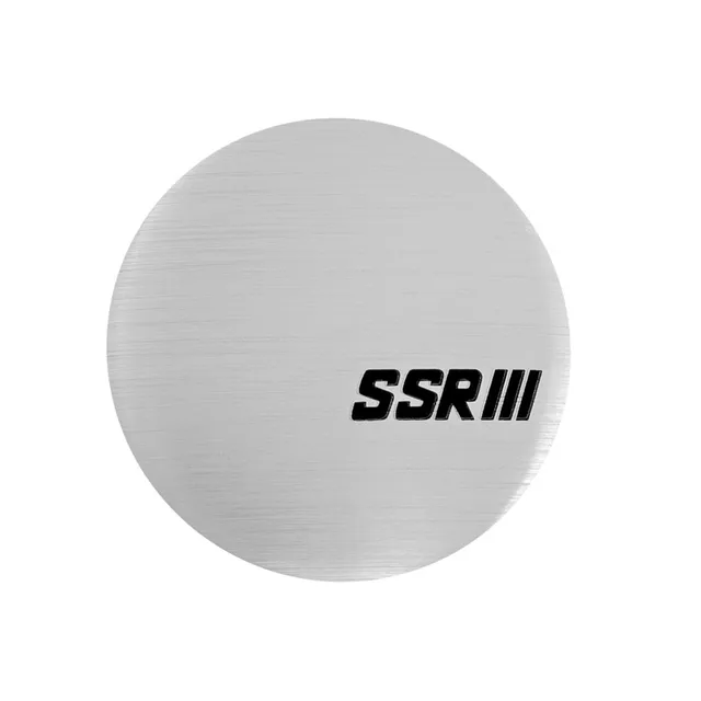 Наклейка на колпак SSR 3 Хром к-т 4 шт  d 55