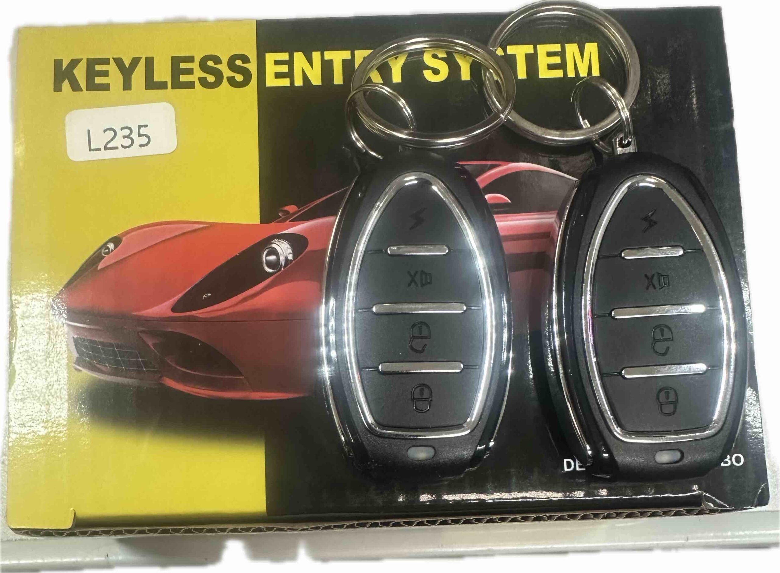 Беcключевая система KeyLess (L235) 2 брелка