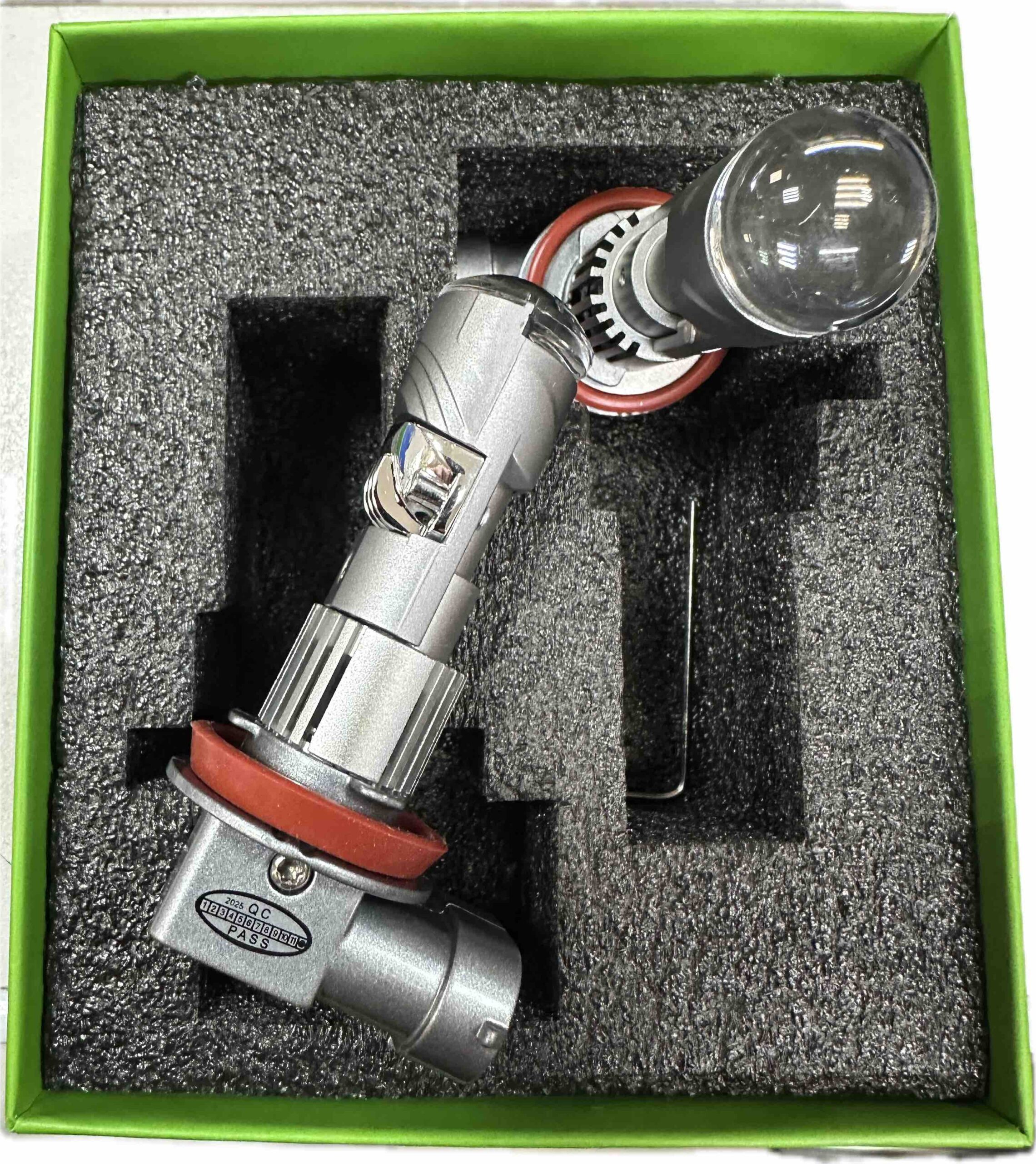 Лед лампы A80Q-H8/H9/H11 30W  5500К (компл - 2 шт) 12-16V Встроенная обманка
