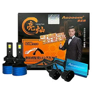 Лед лампы AOZOOM-ALH-H7 12V 65W 20-36V 4800LM Светодиодные лампы комп - 2 шт.