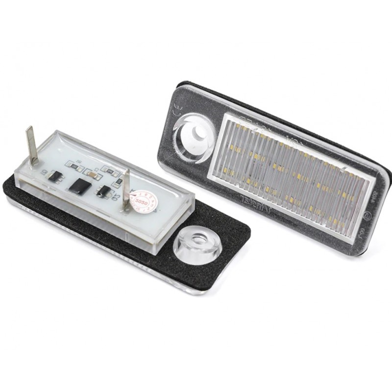 Светодиодные фонари подсветки номера для AUDI A6 C5 RS6 3W, 12V (компл - 2 шт)